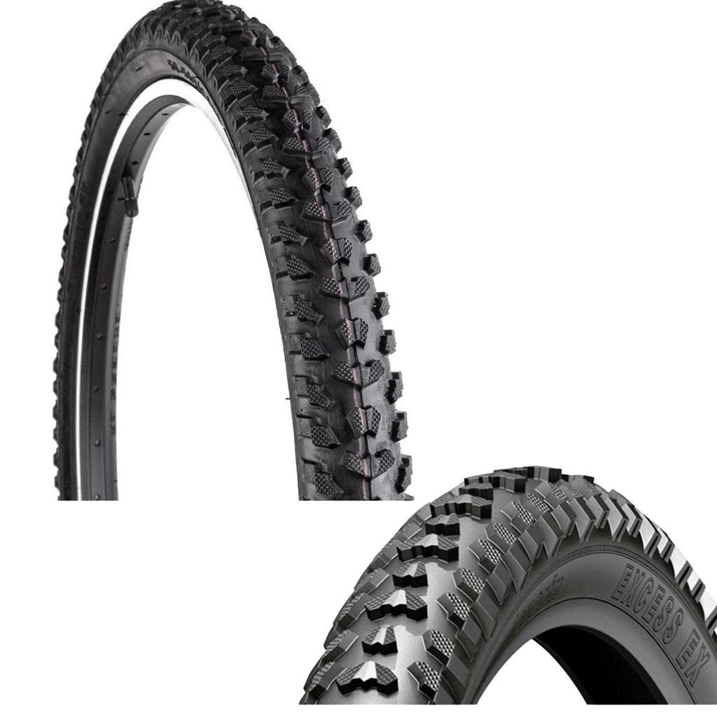 Bayli Pneu VTT/Ville 24 X 1,95 – Profil Crampons, Matériau Anti-crevaison, Montage Facile