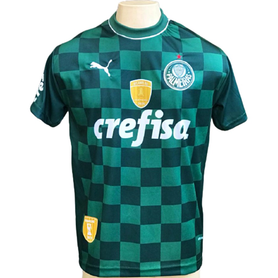 Camisa De Time Palmeiras Nova Campeao Libertadores 2021 Shopee Brasil