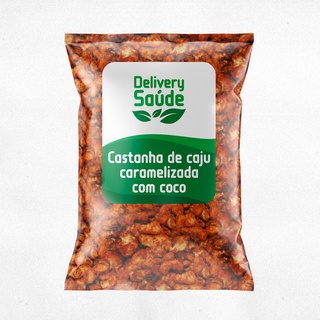 CASTANHA DE CAJU CARAMELIZADA COM COCO 100G