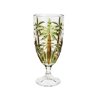 Taça Cristal Palm Tree Handpaint 450ml Wolff 27441