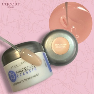 Gel T3 Fibergel Brazilian Flowers BEGÔNIA Led/Uv Cuccio 28g