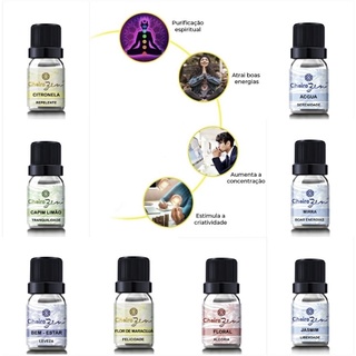 Essência 10 ml Cheiro Zen para Aromatizador de Ambiente Difusor. Escolha sua essência preferida- Várias Opções