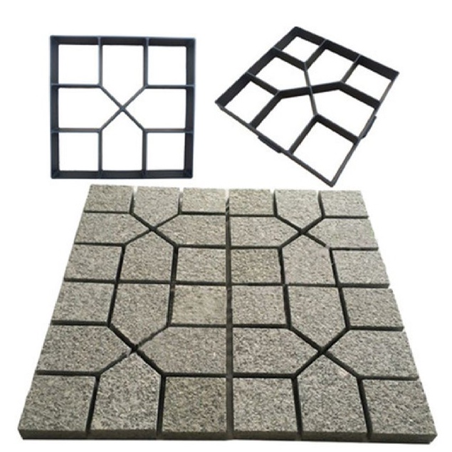 Molde p/ Caminhos de Pedras - Modelo B - Easy Piso - Customização de Pisos em Oferta na Shopee