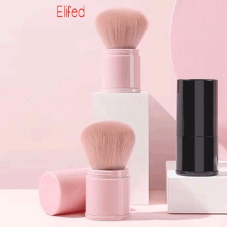 Conveniente Retrátil Pincel De Maquiagem Um Grande Pó Blush Escova Com Tampa Conjunto Completo De Ferramentas De Beleza