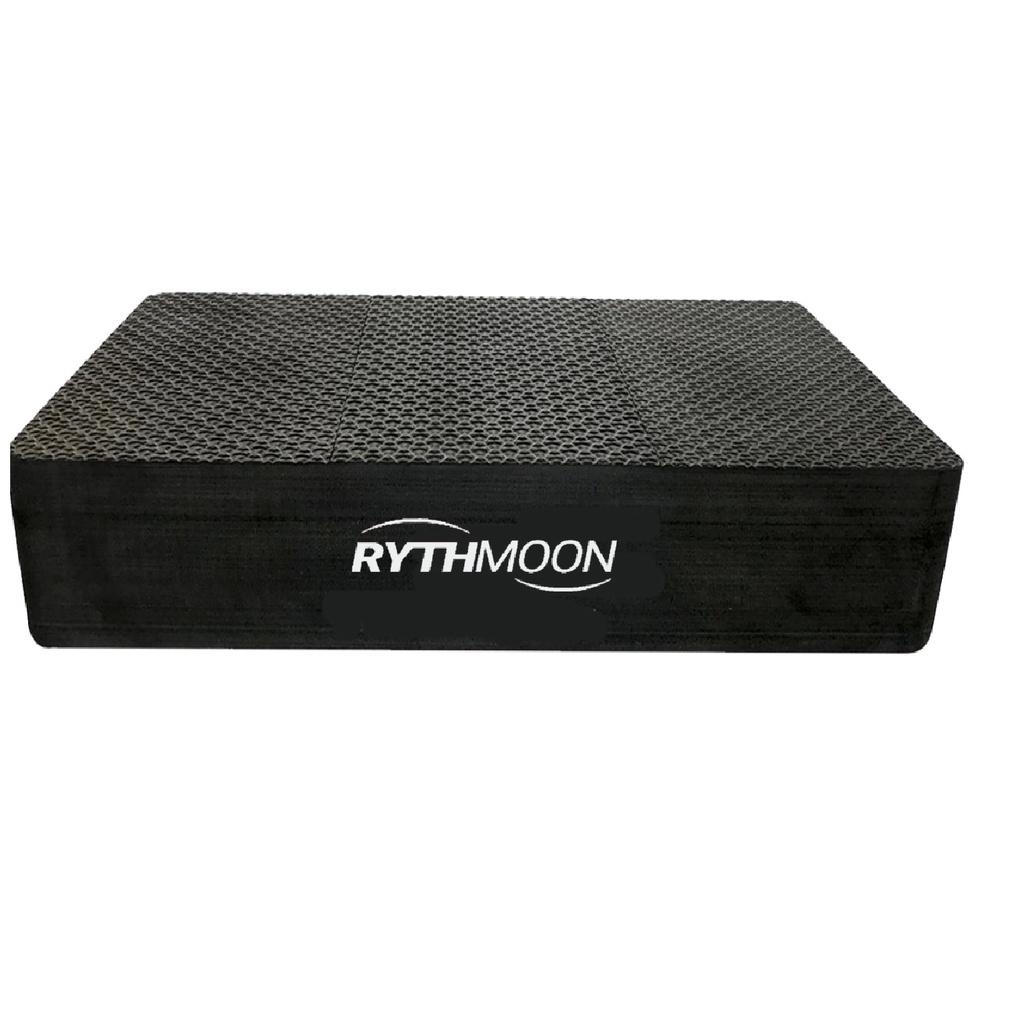 STEP RÍGIDO EVA ANTIDERRAPANTE 60X30X15CM RYTHMOON - PRETO