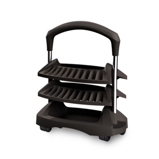 Carrinho Expositor de Esmaltes Diva 2 Bandejas (40 Esmaltes) Preto em Oferta na Shopee