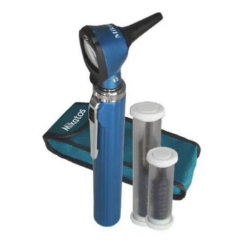 Otoscópio Mini Mikatos Led Várias Cores + 10 Espéculos em Oferta na Shopee