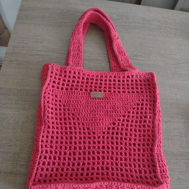 Bolsa em crochê inspiração prada moda verão | Shopee Brasil