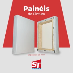 Painel de pintura 20x20 - pacote com 5 unidades