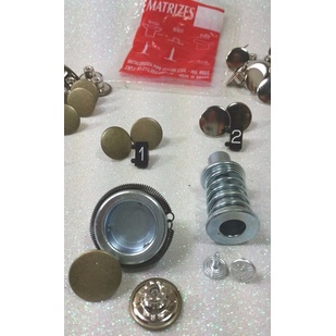 Matriz Botão Flexivel N.17 + 50 Botões 17mm