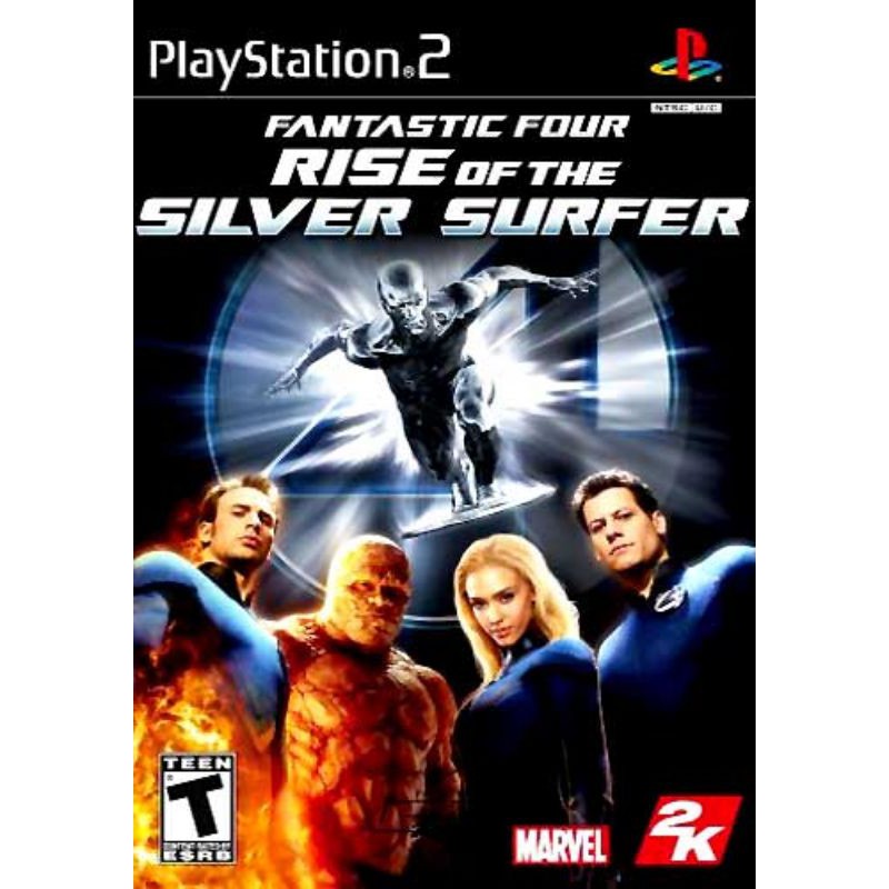 Jogo Fantastic Four Rise Of The Silver Surfer ps2