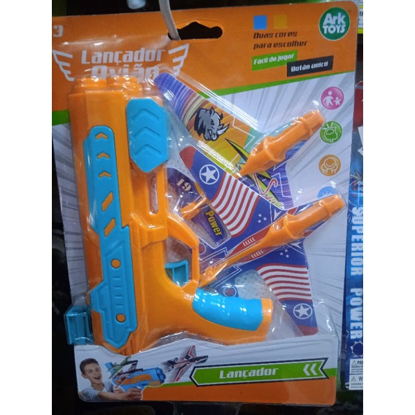 nerf pistola ar lança avião brinquedo avião lanca dardo
