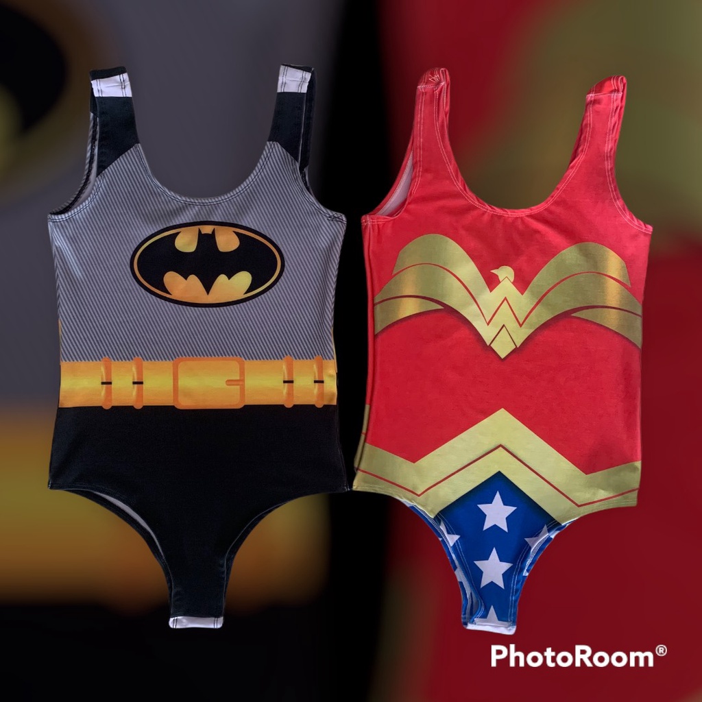 Fantasia Carnaval Feminina Bloquinho Body Mulher Maravilha ou Batgirl envio rápido festa a fantasia  Fantasia Barata