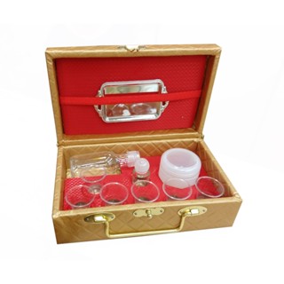 Estojo Santa Ceia - Maleta Para Servir Em Casa / Visita COR DOURADA em Oferta na Shopee