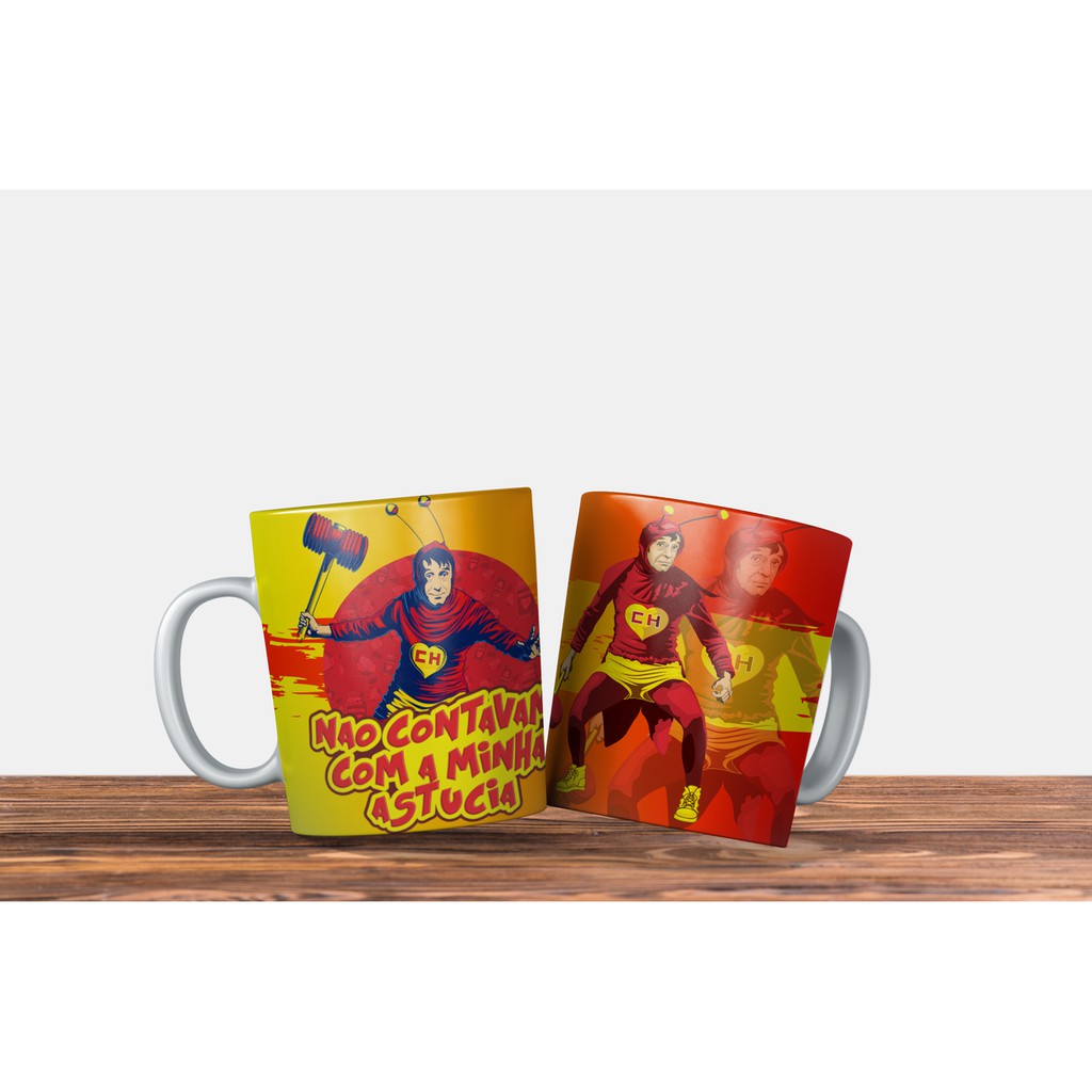 Caneca Porcelana Coleção Chapolin Colorado Mod 02
