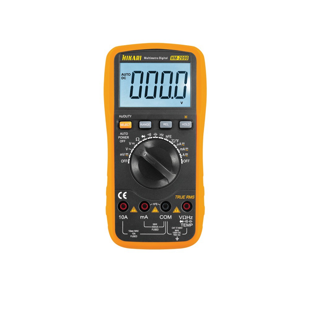 Multimetro Digital Hikari Hm-2090 True Rms Temperatura Frequencia