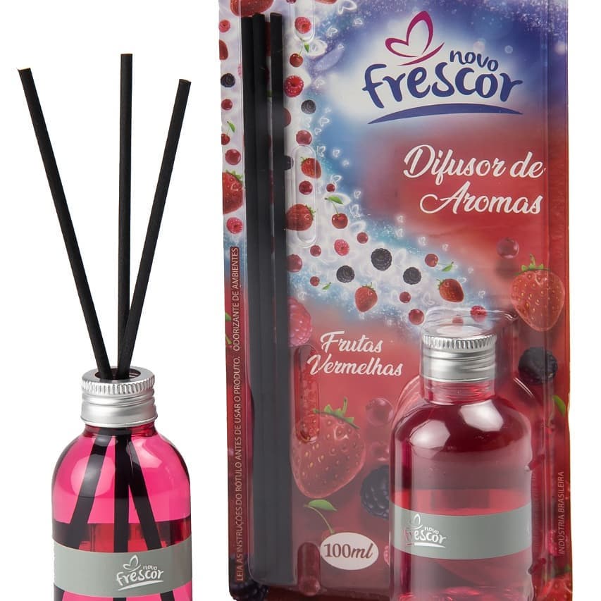 Aromatizador de Ambientes 100ml com Varetas – Escolha a Fragrância ...