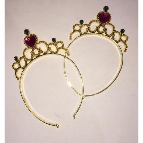 Kit C/12 Tiara Princesa Sem Pisca Sortidas