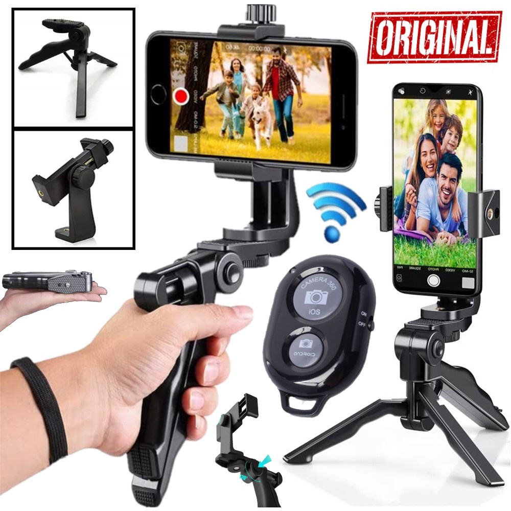 Estabilizador de Mão Steadicam Celular Câmera Go Pro Dslr Filmadora Tripé Portátil Foto Profissional Gravação BHK