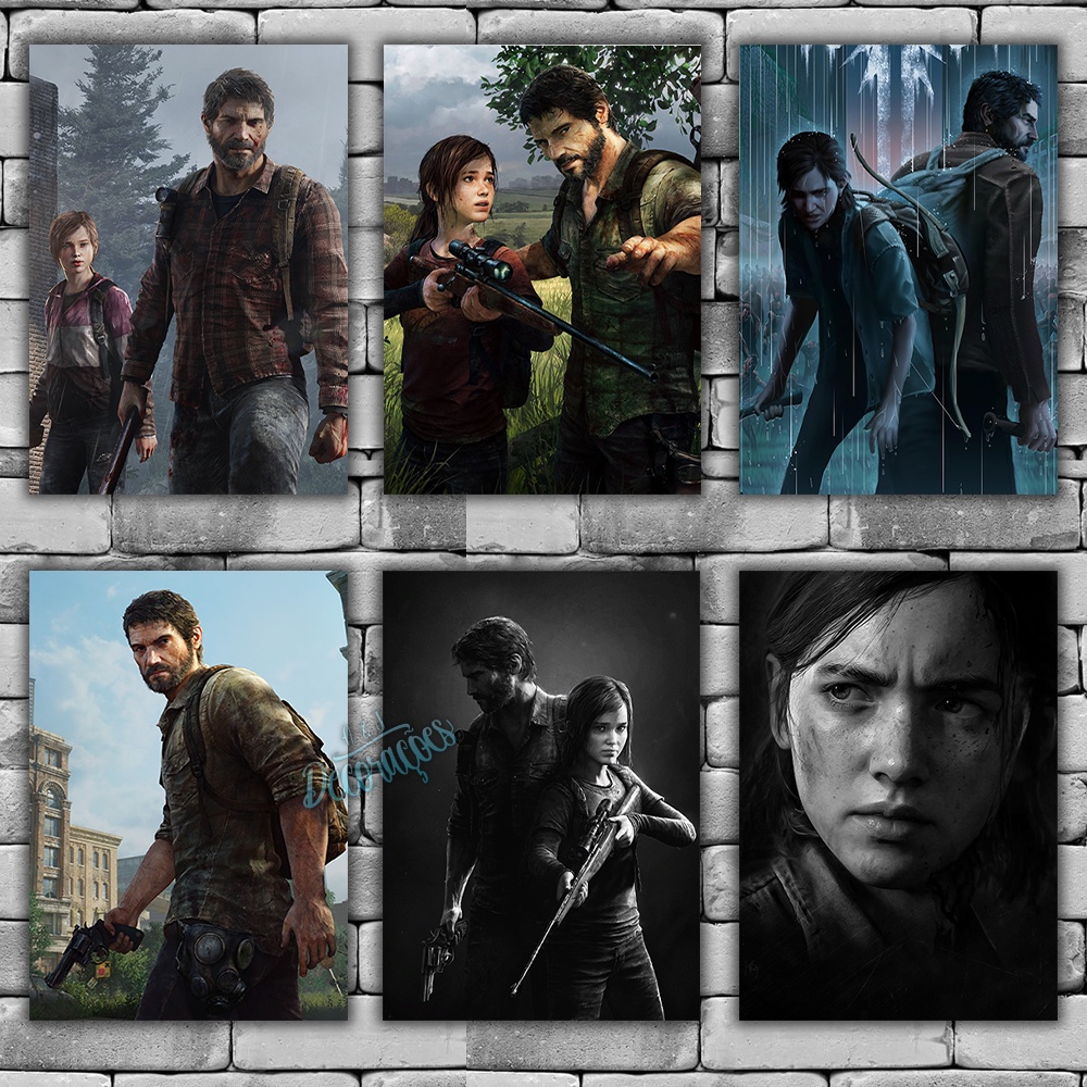 Placas Decorativas Quadros The Last Of Us 01 a 15 - Jogos