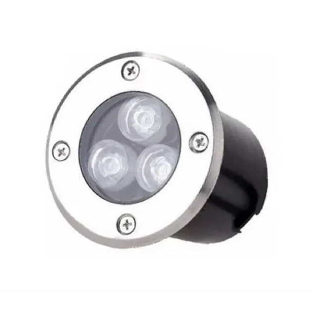 Balizador Spot Led Embutir Chão 3w Piso Jardim smd em Oferta na Shopee