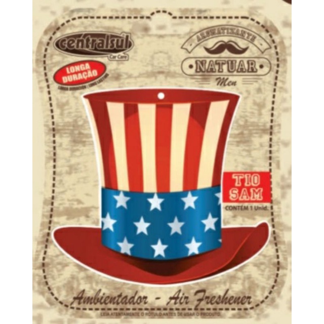 Aromatizante Automotivo De Longa Duração Centralsul Tio San em Oferta na Shopee