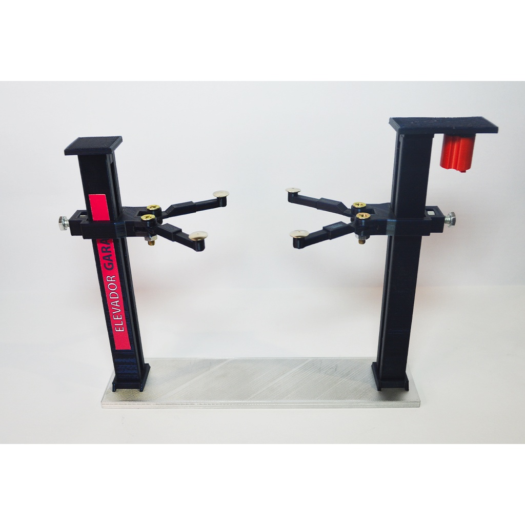 Elevador de Carro Em Miniatura Para Dioramas Escala 1/24