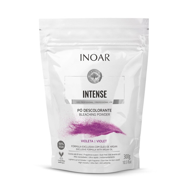 Inoar Pó Descolorante Intense Violeta 300g - Beauty
