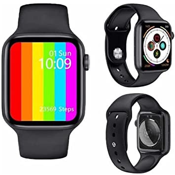 Relógio inteligente iwo w26 tela cheia 44mm relógio inteligente 6 esportes relógio