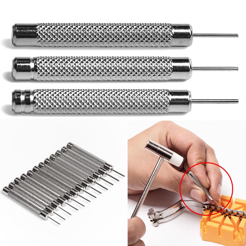 3pes Pulseira De Relógio Alça Martelo Punção Ajuste Da Agulha De Perfuração