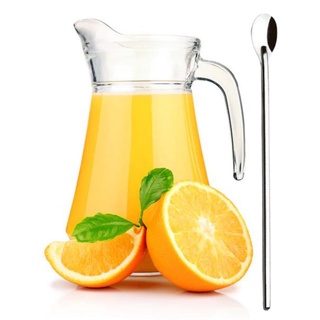 Colher Bailarina Longa de Aço Inox de 30 cm Para Mexer Sucos Drinks Coqueteis e Bebidas em Geral