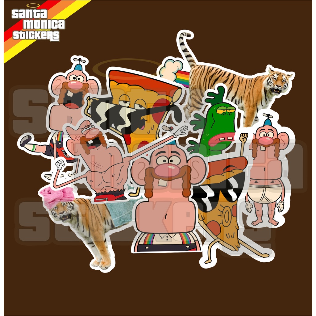 Adesivos do Desenho Animado Titio Avô Uncle Grandpa