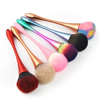 Pincel Largo Ouro Rosa para Base Pó Blush Ferramenta de Maquiagem Profissional Muito Macio(loli)