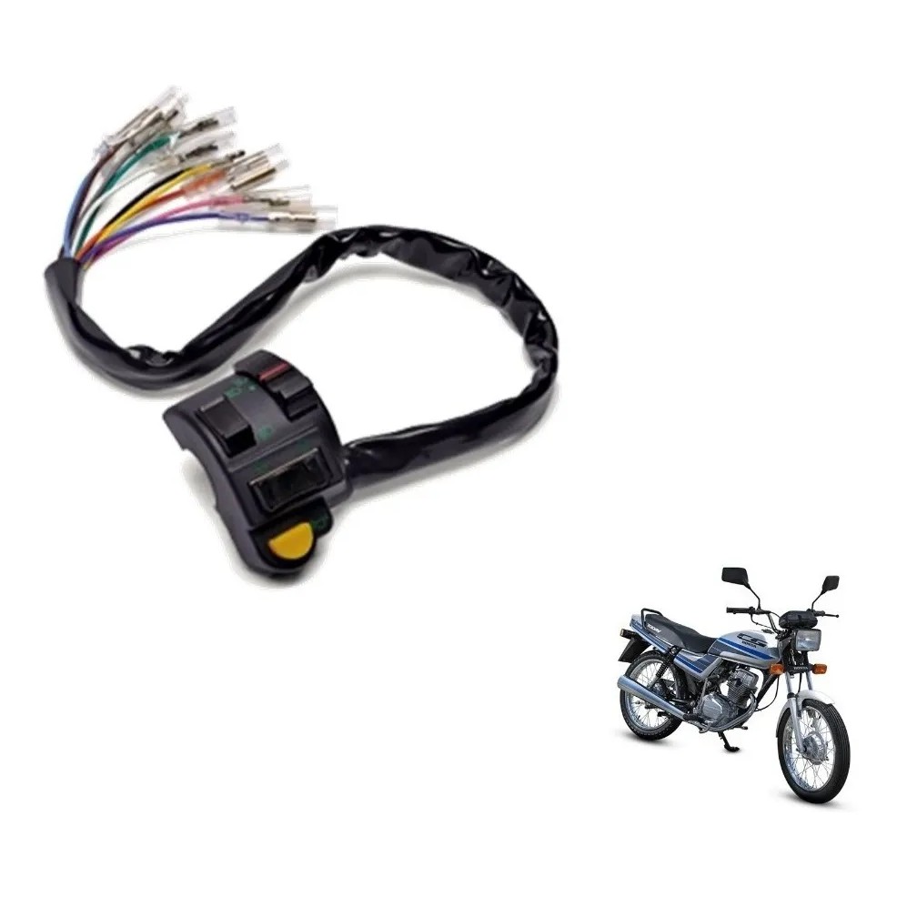 Punho Luz Interruptor Farol Allen Imp Cg 125 Today 92 A 94 - Spare Parts and Accessories for Vehicles