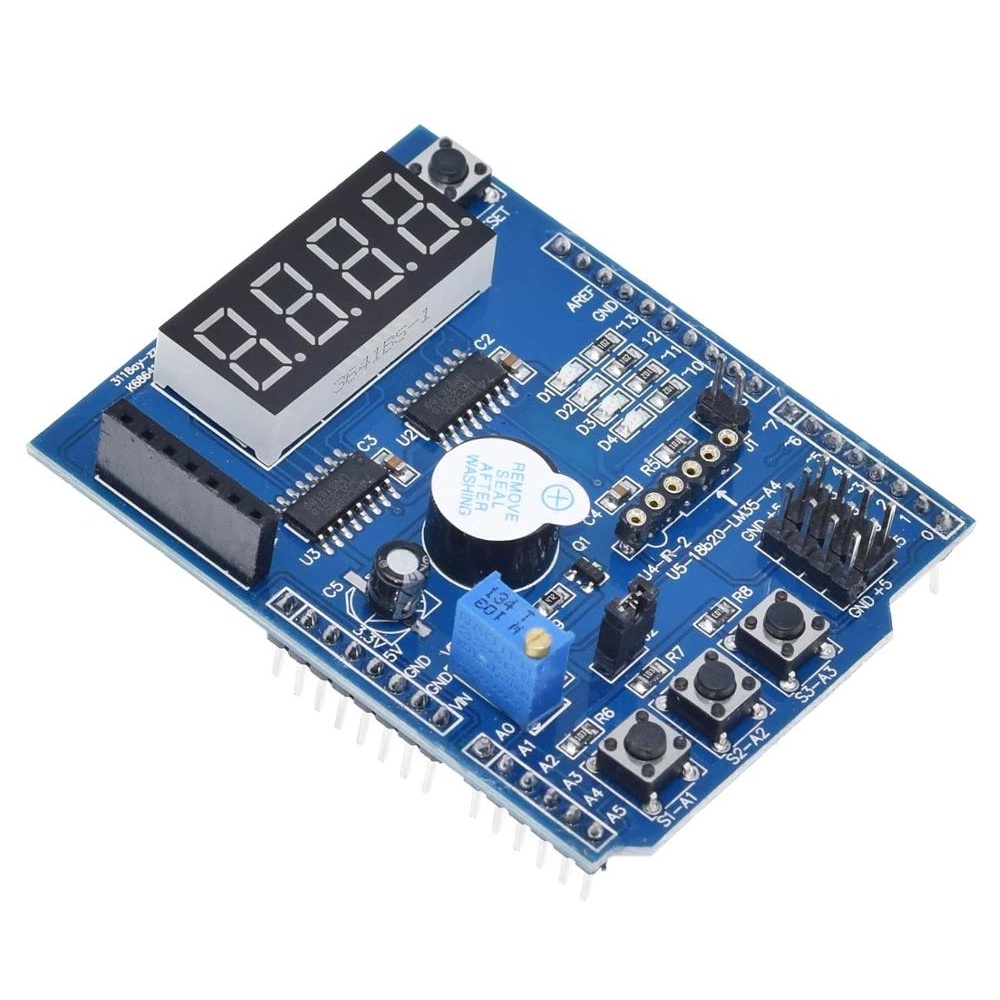 Kit Placa de Expansão para Arduino Escudo multifuncional com Componentes Eletrônicos