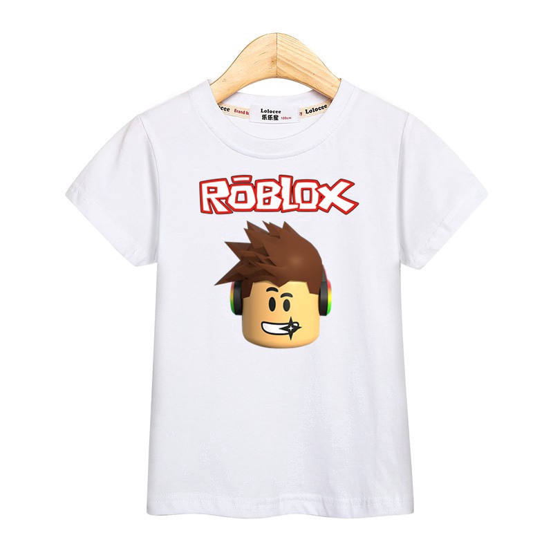 Roblox Camiseta Infantil Masculina De Algodao Estampa Roblox Shopee Brasil - roupas masculinas adidas roblox