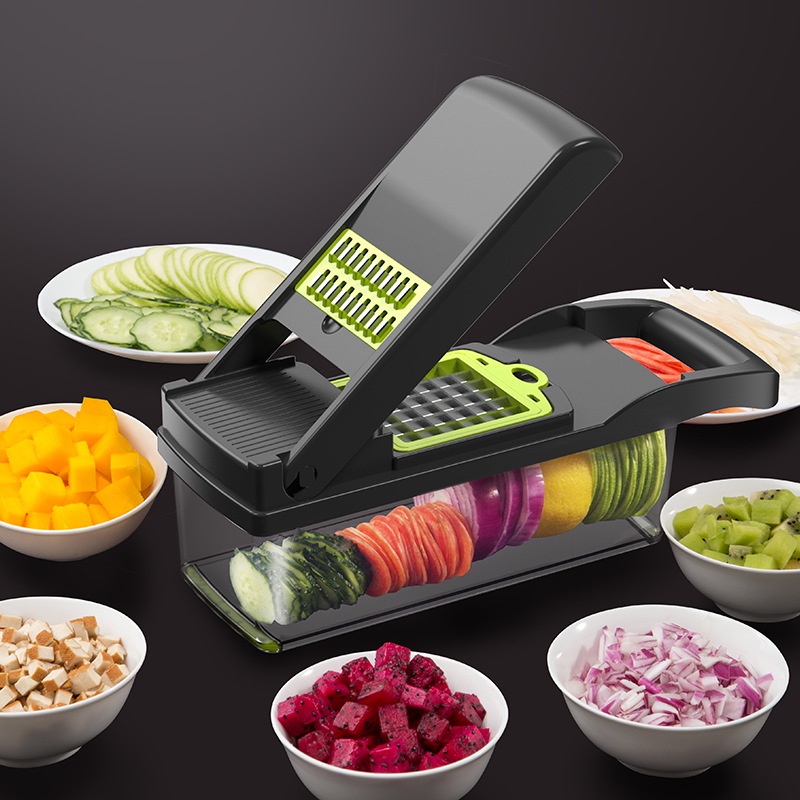 Multifuncional Cortador De Legumes Fruta Slicer Descascador De Frutas  Cenoura Cebola Ralador De Cozinha Acessórios | Shopee Brasil