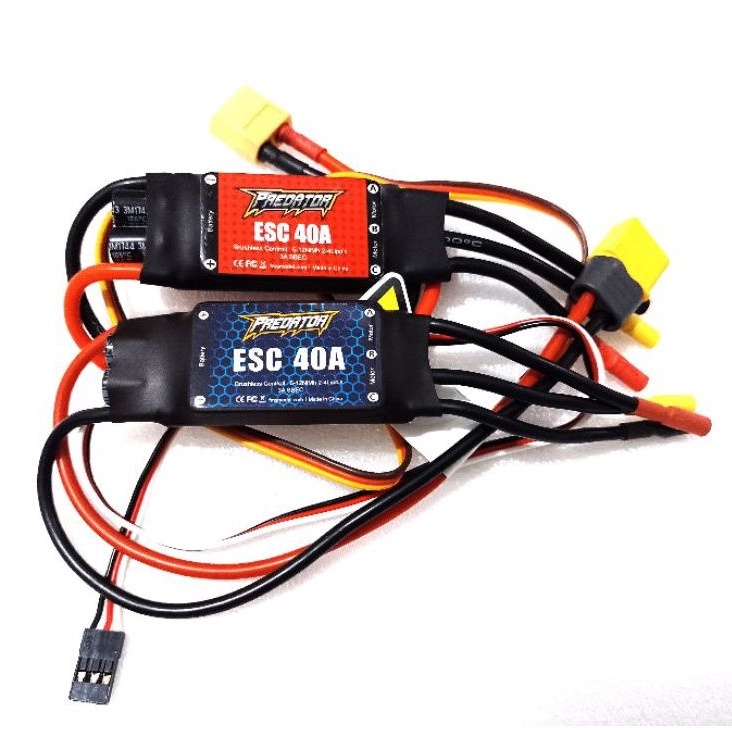 FMS ESC Predator 40a Bec 5,5V/3a Lipo 2s-4s P/Aeromodelos Drones Modelismo Helicópteros Automodelos Barcos