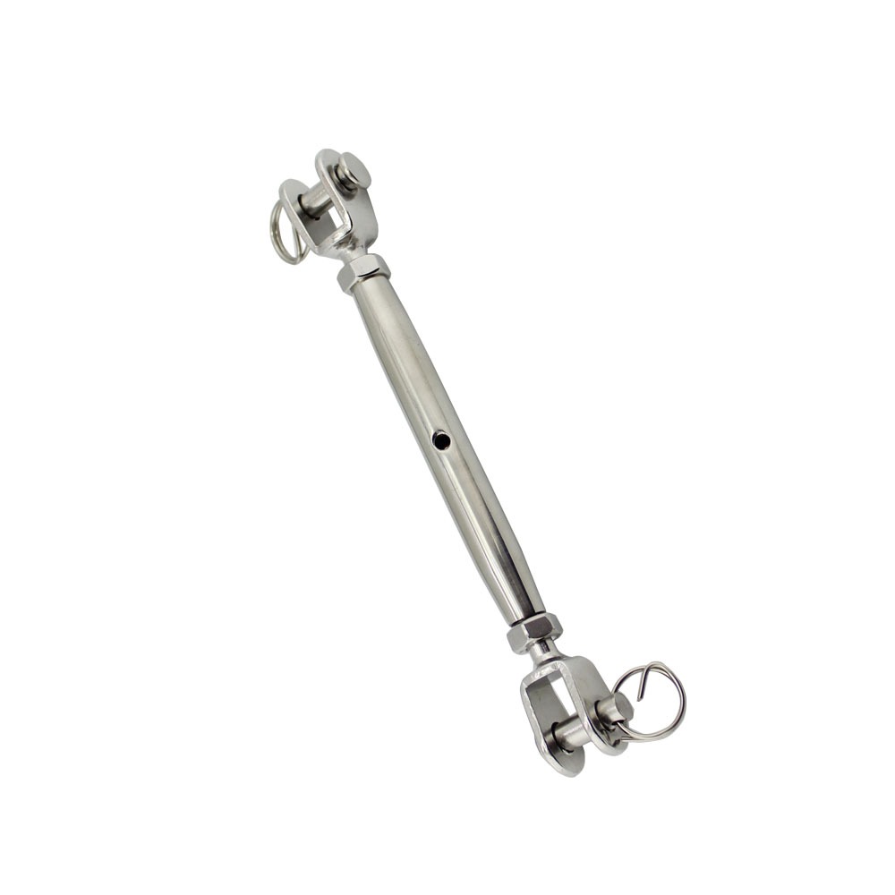 Esticador Em Aço Inox Pino Reto 10 Mm Cabo De Aço Corrente