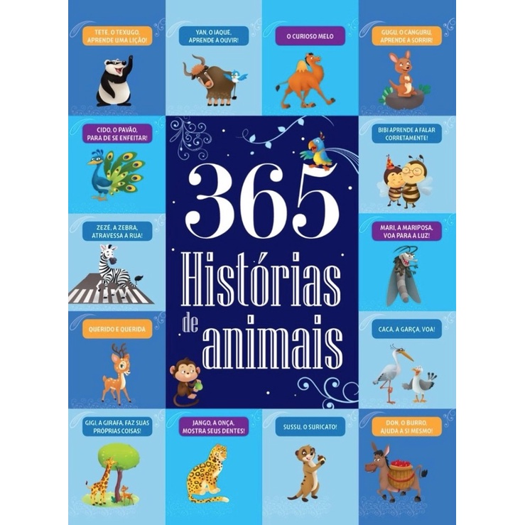Livro: 365 Histórias de Animais em Oferta na Shopee
