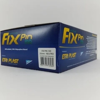 Fix Pin Antifurto Pino Tag - 5000 Pinos - 25mm - EtiqPlast em Oferta na Shopee