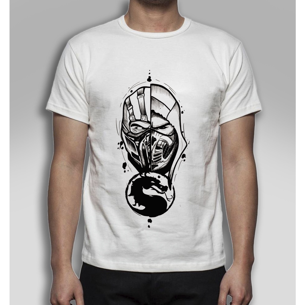 camisa de jogo personalizada arte mortal kombat games