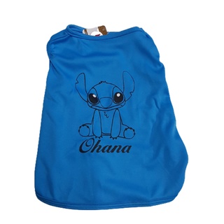 Camiseta Pet Stitch - roupa para cachorro - tamanhos 01 a 07 em Oferta na Shopee