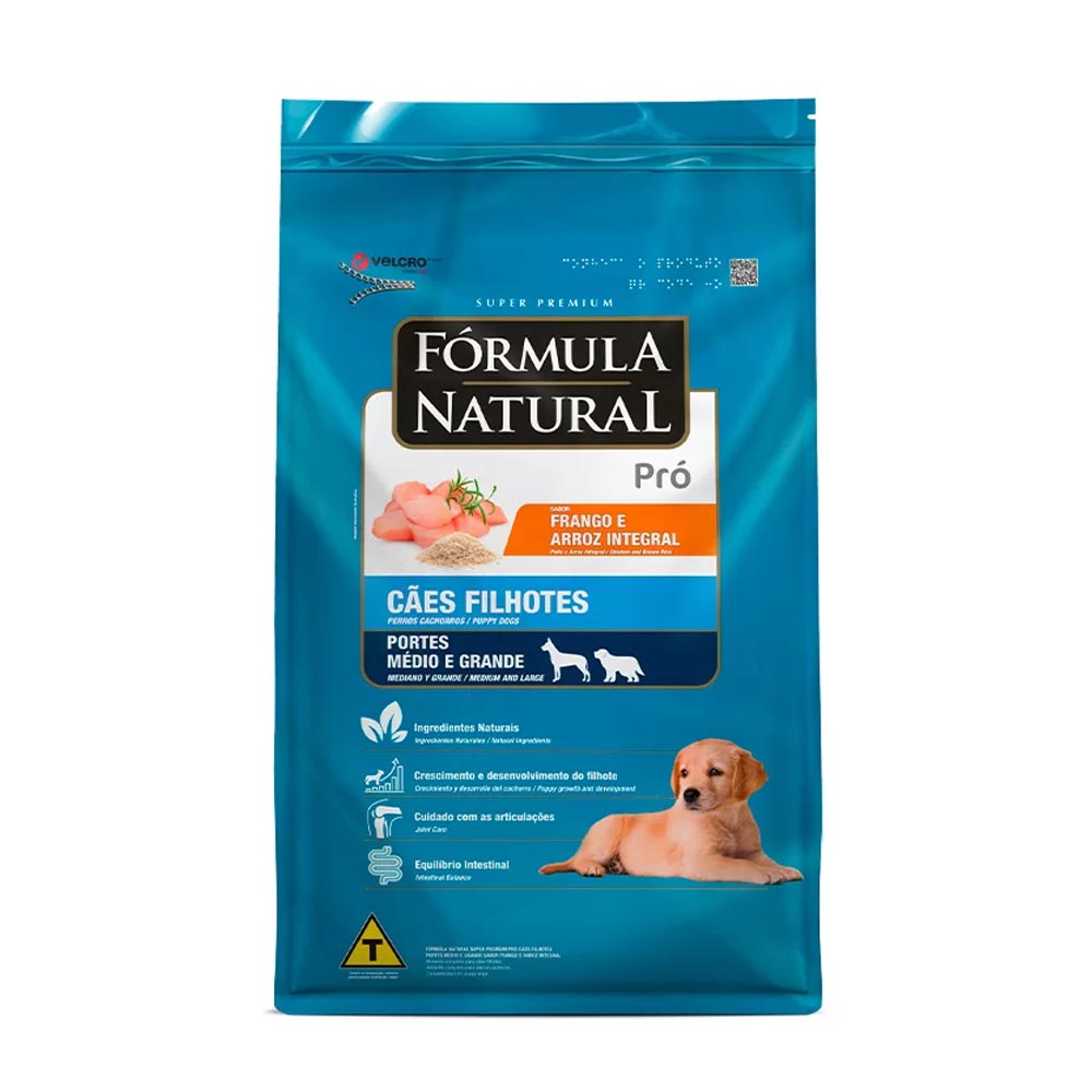Ração Fórmula Natural Pro Cães Filhotes Raças Médias e Grandes ? 15kg em Oferta na Shopee