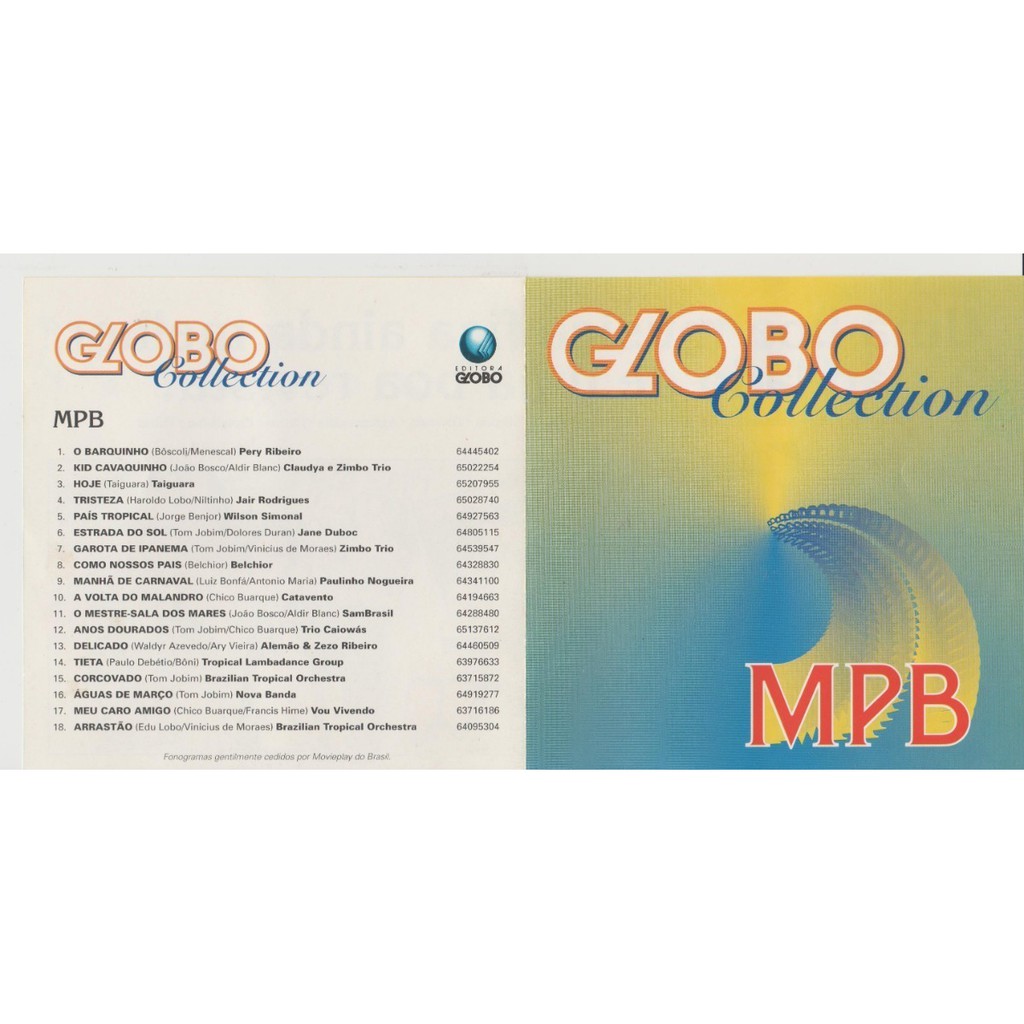 Cd Globo Collection Mpb 1995 Moveplay Original