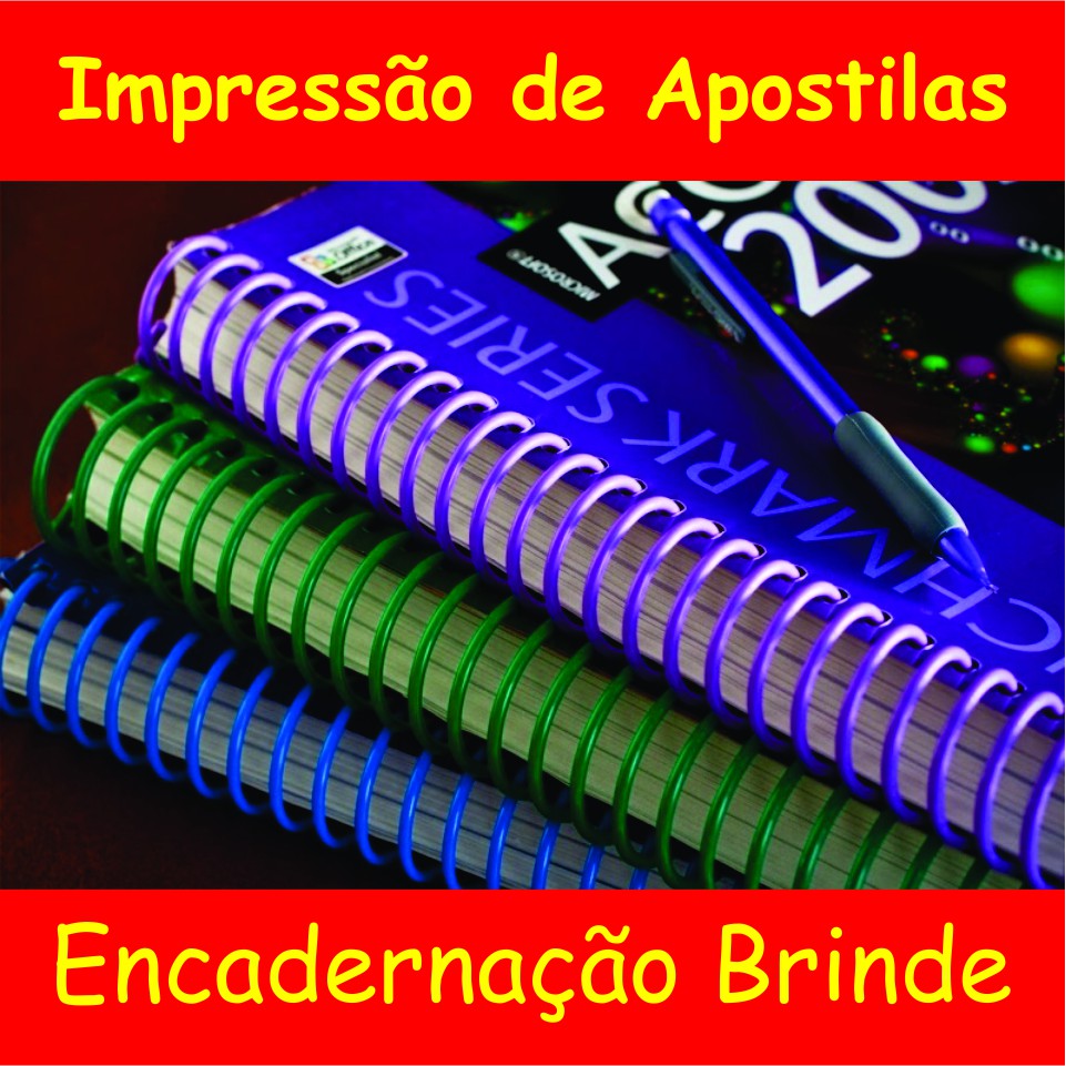 Impressão De Apostilas Até 800 Páginas Frente E Verso Colorido Preto E Branco Shopee Brasil 8719