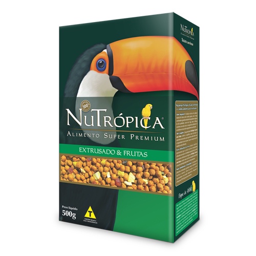 Ração Nutrópica para Tucano Com Frutas 500g