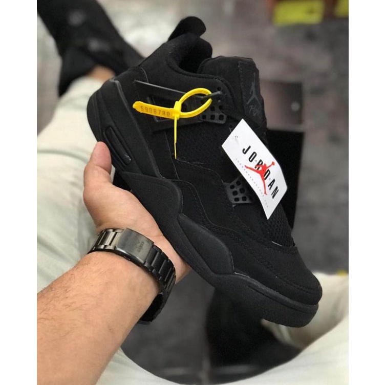 Tenis masculino Jordan 4 brad jordam Off-white basquete leve . . .