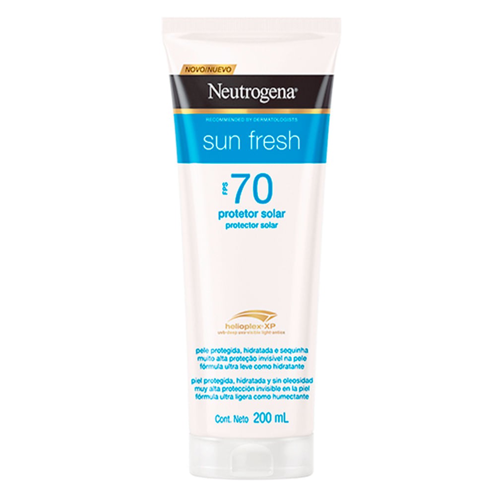 Protetor Solar Corporal Neutrogena Sun Fresh FPS 70 200ml