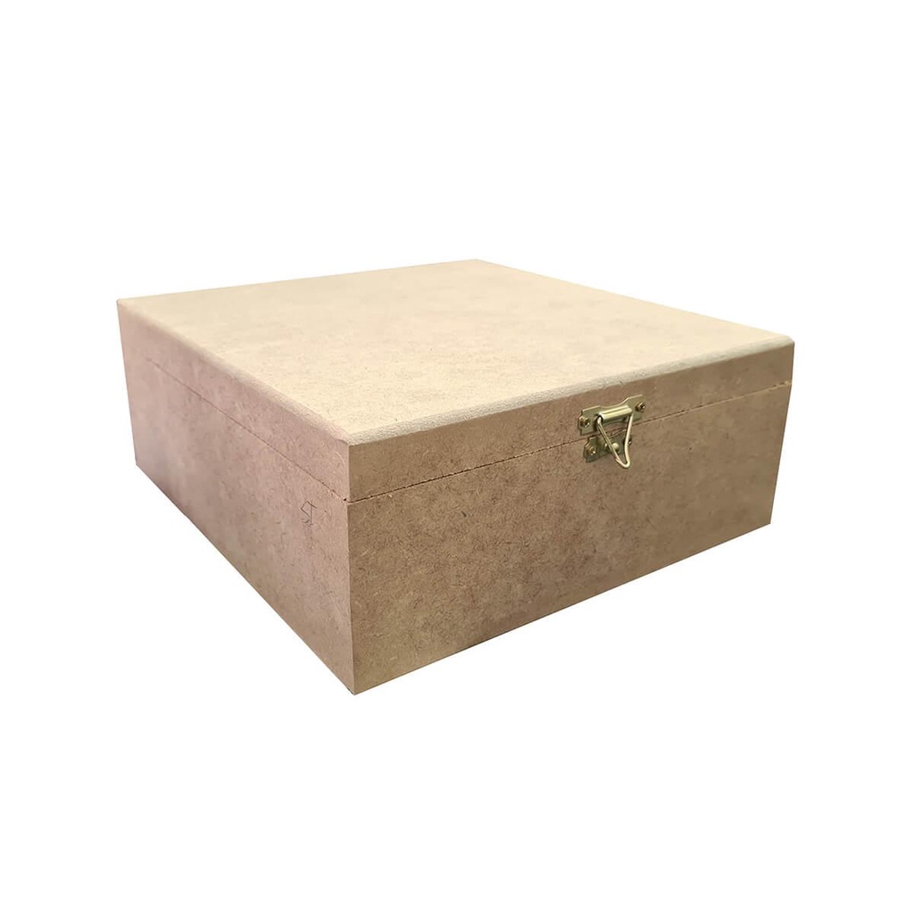 Caixa para Mini Champagne com Dobradiça - 2 Taças e 1 Garrafa (Mini Chandon) (23x24x9,5cm)